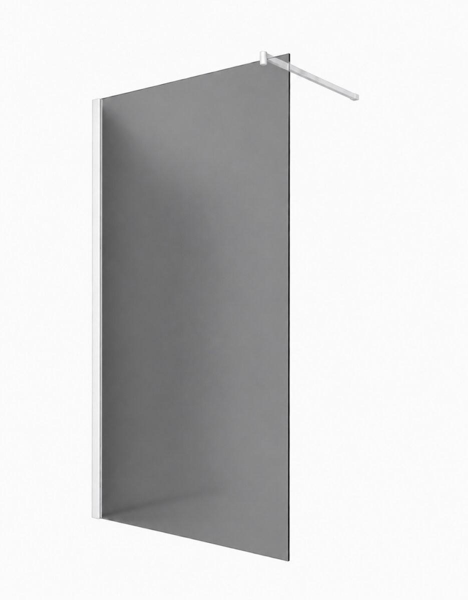 Glaswerk Westfalen Walk-In-Duschwand Weiß 140x200x8 cm