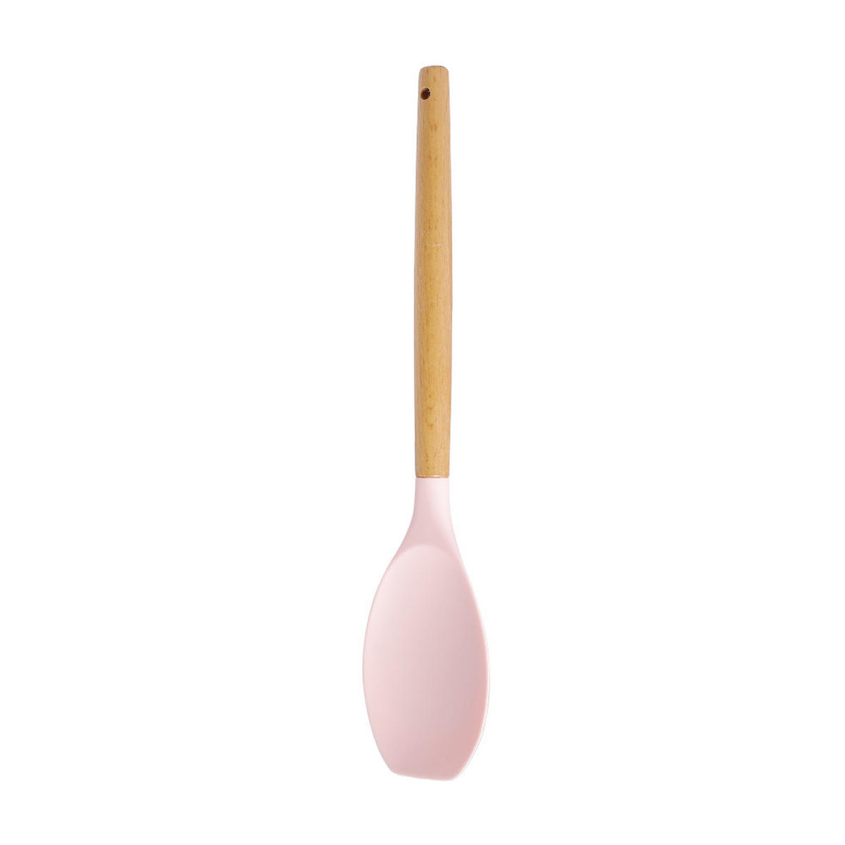 KÜCHENUTENSILIEN 11er-Set Holzhandgriff Silikon Rosa - Rosa, Holz/Kunststoff (13/34/12.5cm) - Livingandhome