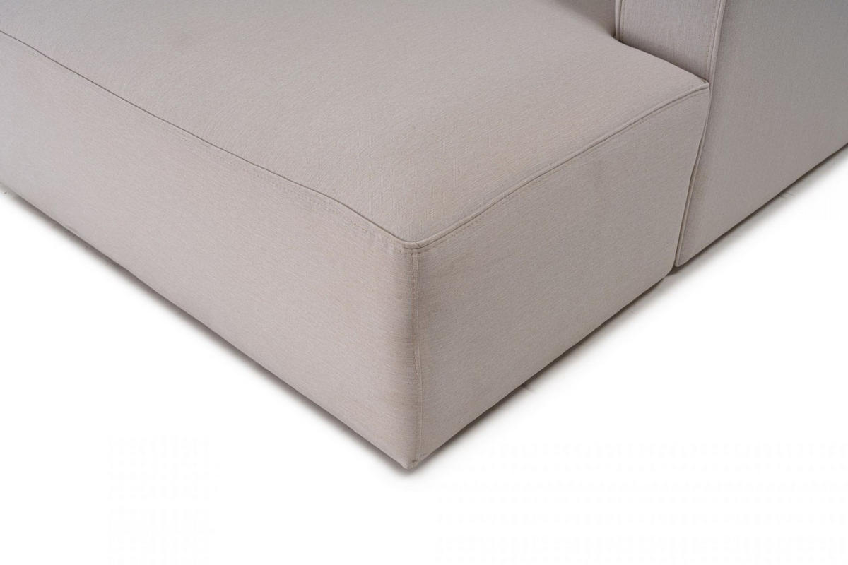 ECKSOFA breites XL-Design - Schwarz/Grau, Holz/Kunststoff (230/180cm) - myHomelando
