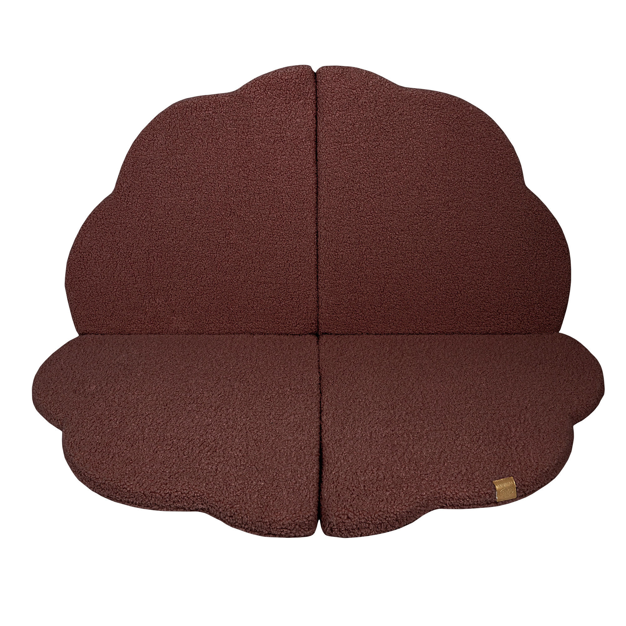 SPIELMATTE für Kinder, Wolke, Bearly, Braun - Braun, Textil (160/160cm) - MeowBaby