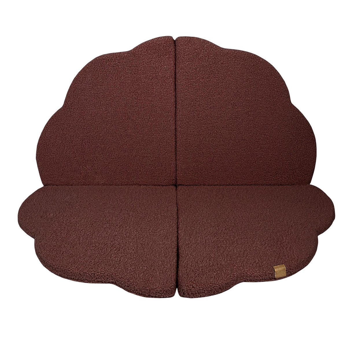 SPIELMATTE für Kinder, Wolke, Bearly, Braun - Braun, Textil (160/160cm) - MeowBaby