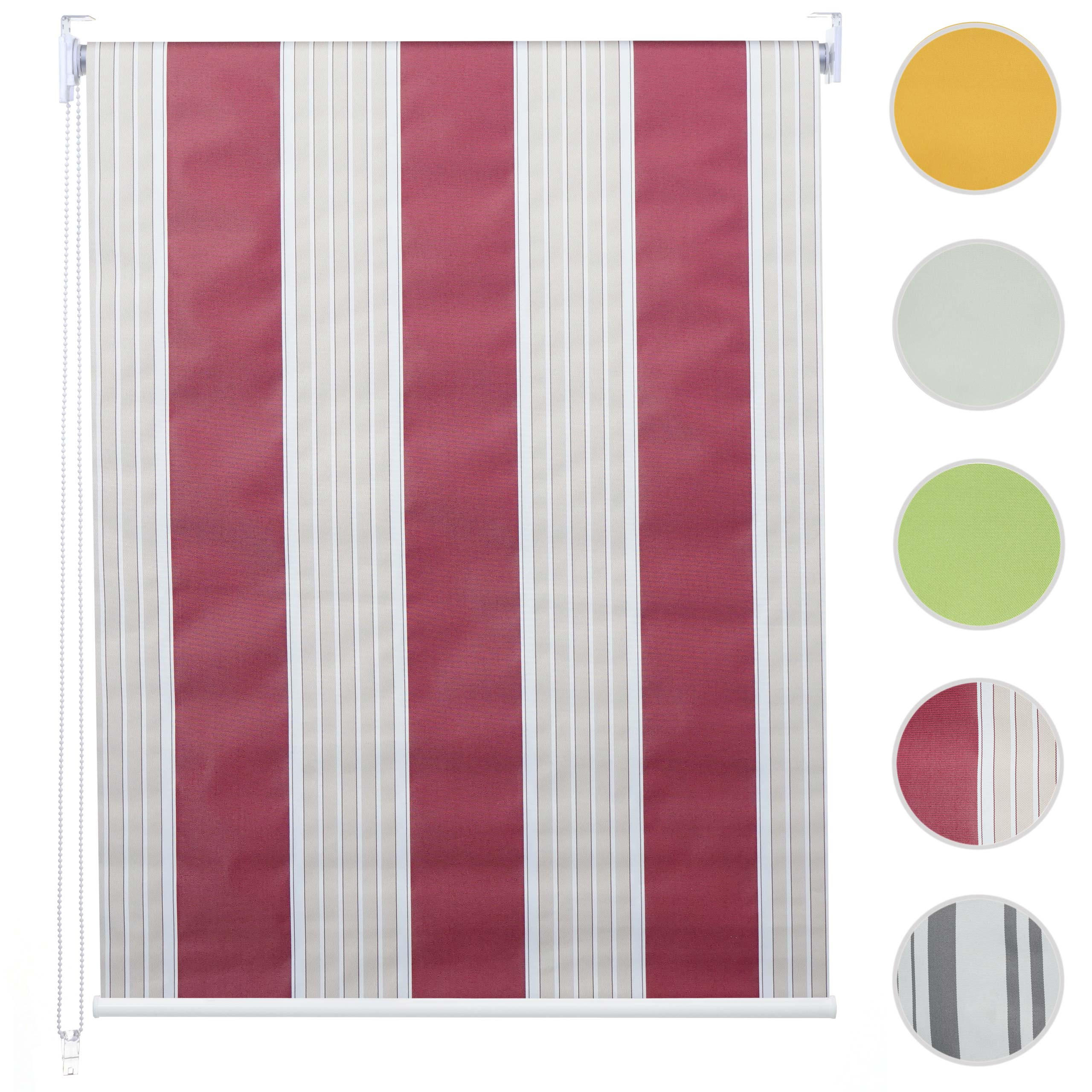ROLLO Rot, Weiß, Beige - Beige/Rot, Textil (70/230/7cm) - MCW