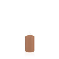 STUMPENKERZEN Caramel Ø 38 x 80 mm, 24 Stück - Beige, Paraffin (4/8cm) - Wiedemann Kerzen