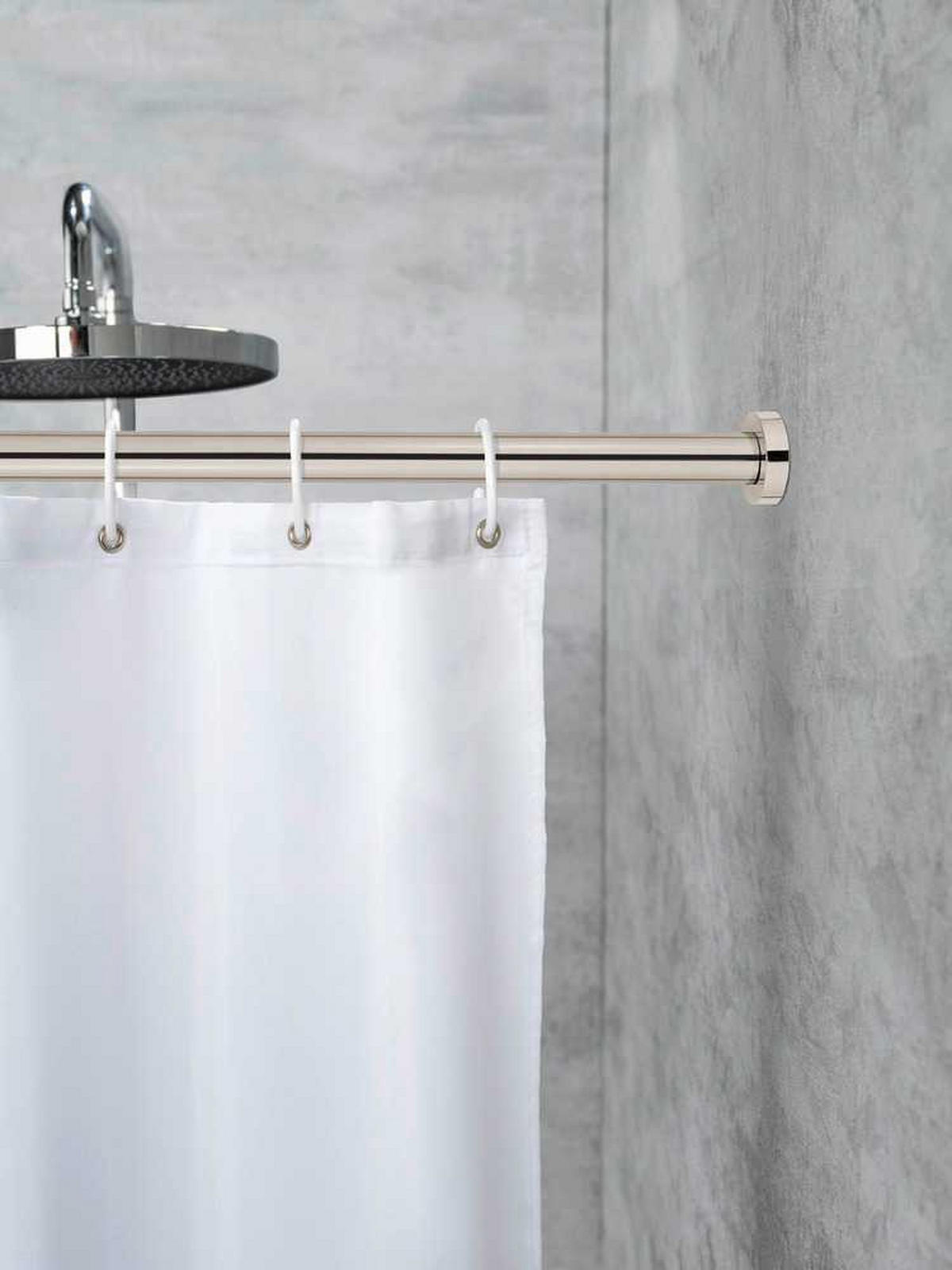 BRAUSESTANGE chrom Luz - Silberfarben, Metall (185cm) - Wenko