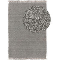 WENDETEPPICH Eddy Hellgrau 120x170 cm - Grau, Textil (120/1cm) - KUNSTLOFT