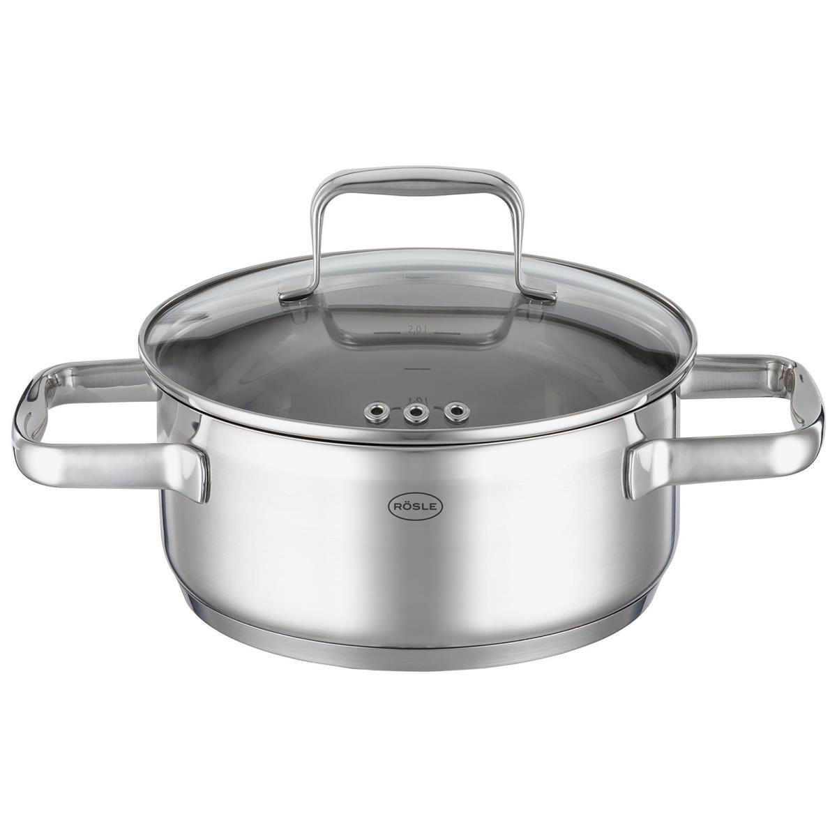 KOCHTOPF Charm 20 cm - Silberfarben, Metall (20cm) - Rösle