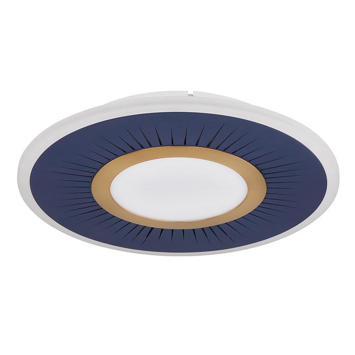 LED DECKENLEUCHTE Ingomar Blau Metall - Blau, Metall (37.2/37.2/5cm) - Globo Lighting