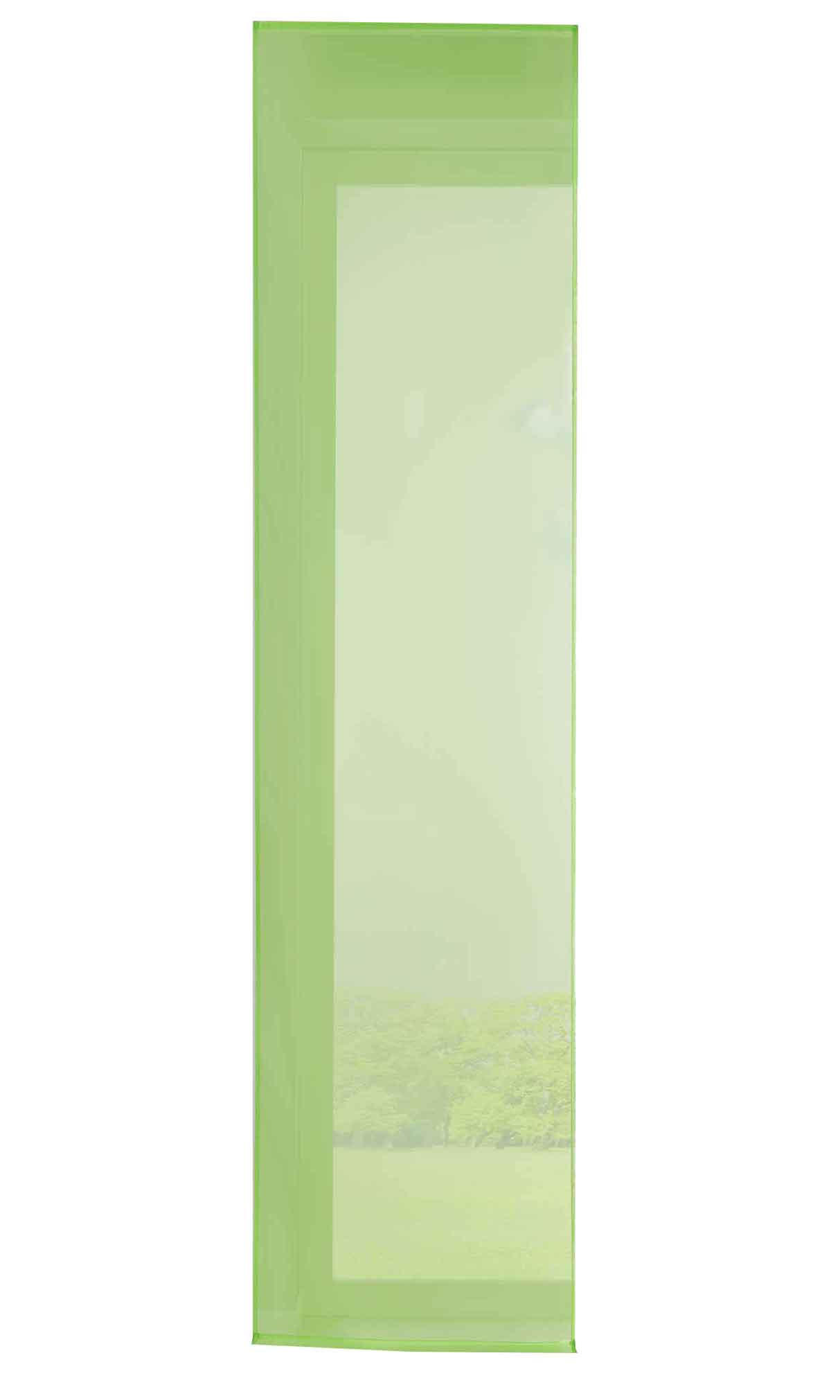 VORHANG HxB 245x60 cm Apfelgrün - Hellgrün, Textil (60/245/245cm) - Gardinenbox