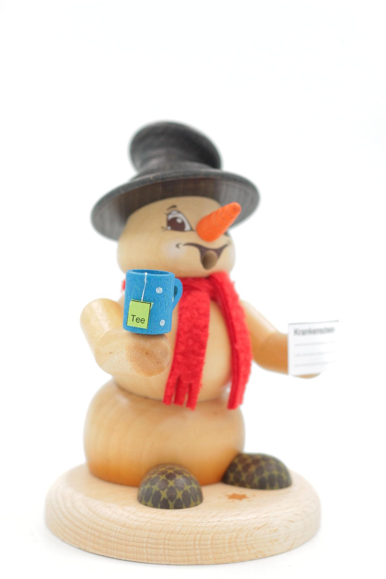 RAUCHFIGUR Scheemann Natur Kranker 13 cm - Multicolor, Holz (10/13/0.1cm)