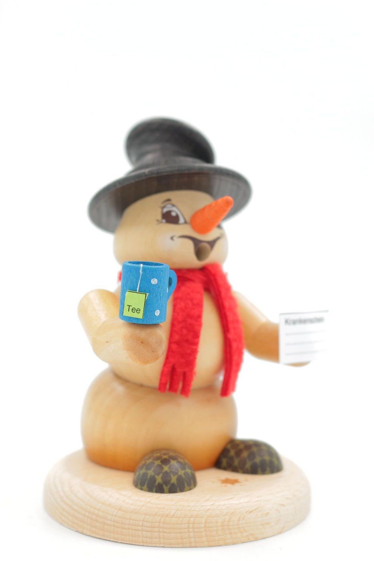 RAUCHFIGUR Scheemann Natur Kranker 13 cm - Multicolor, Holz (10/13/0.1cm)