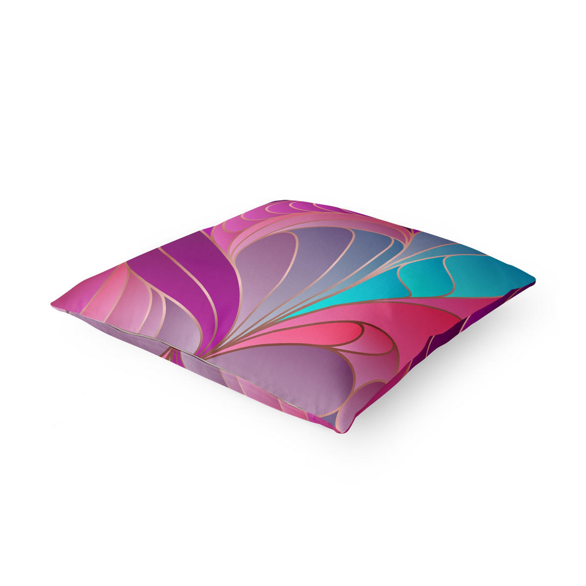 KISSENBEZUG Farbenfrohes Art Deco II 40/40 cm - Multicolor, Textil (40/40cm) - Bilderwelten