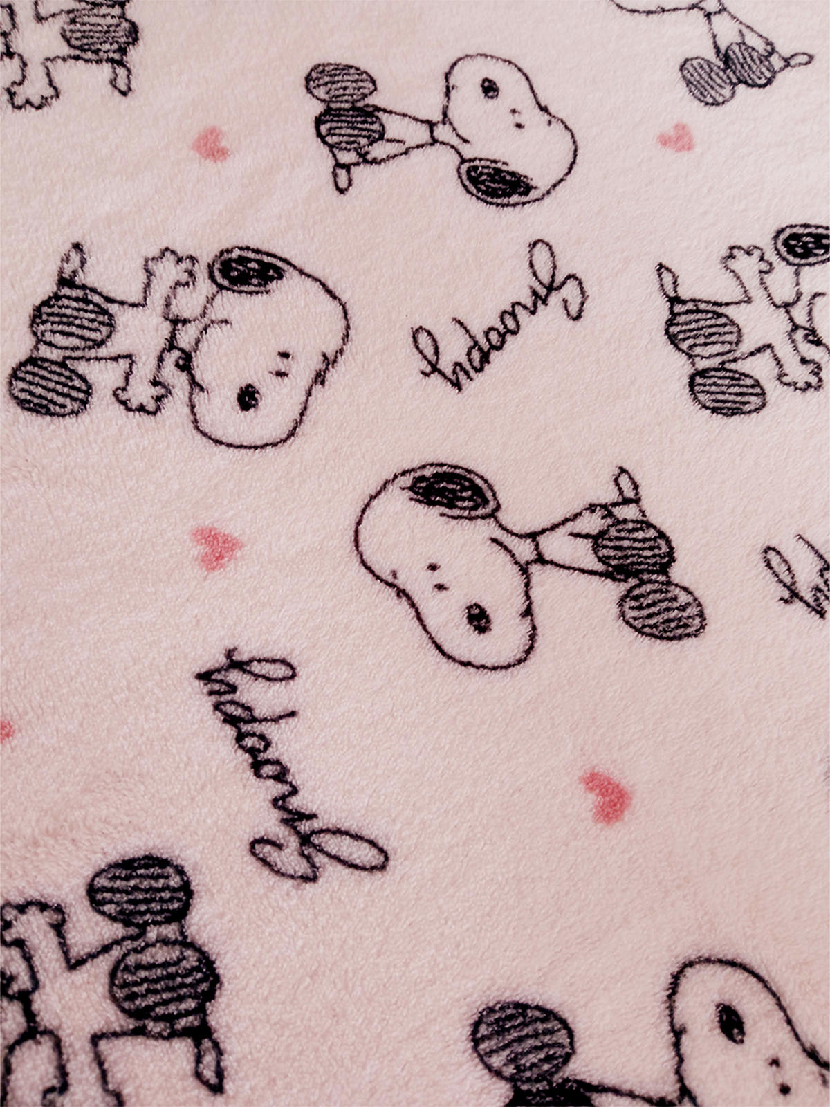 KUSCHELDECKE The Peanuts Snoopy TV Decke mit Ärmeln und Taschen Rosa 130 x 170 cm - Rosa, Textil (130/170cm) - United Labels