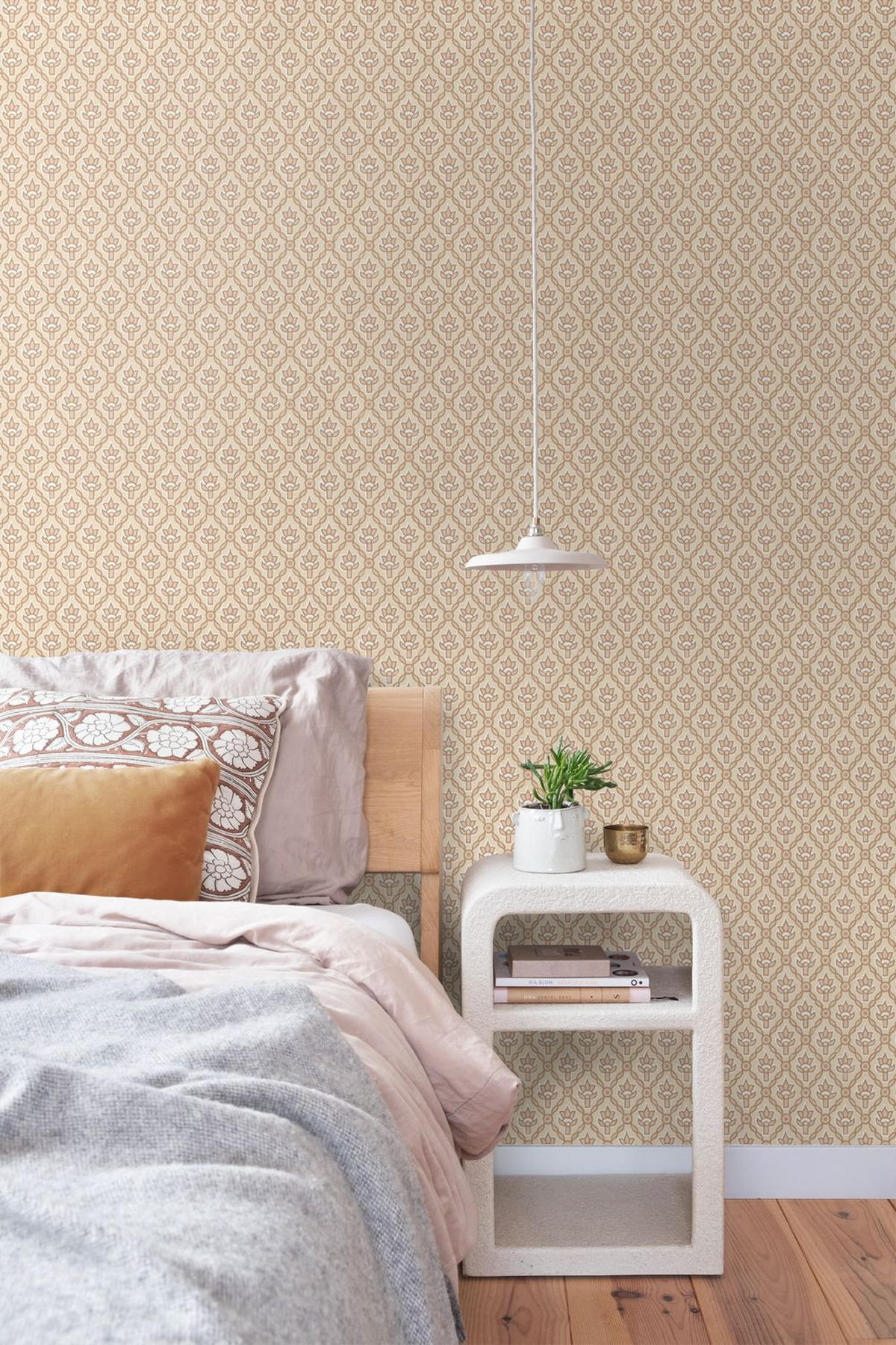 TAPETE Blumenmuster 50 x 900 cm - Pink, Papier (50/900cm) - ESTAhome