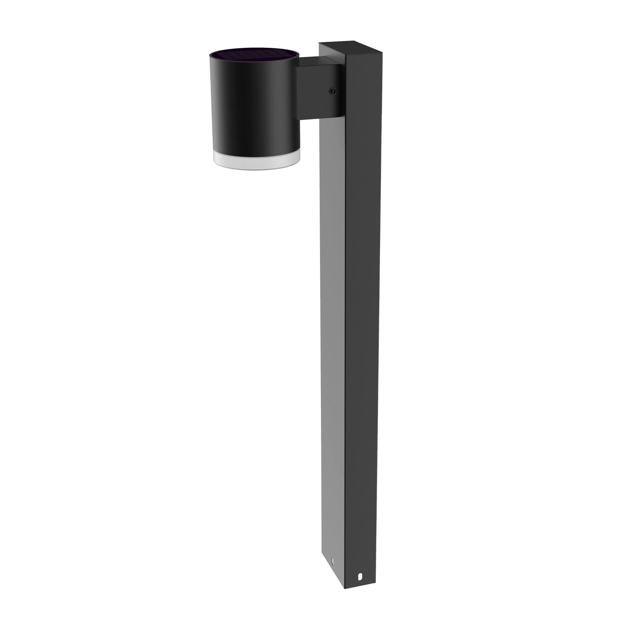 Lumisky Solarmast Schwarz 10.1x70x19 cm