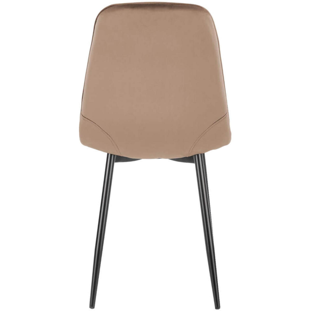 STUHL VELVO K417 - Beige, Holzwerkstoff (45/87/56cm) - Meblini