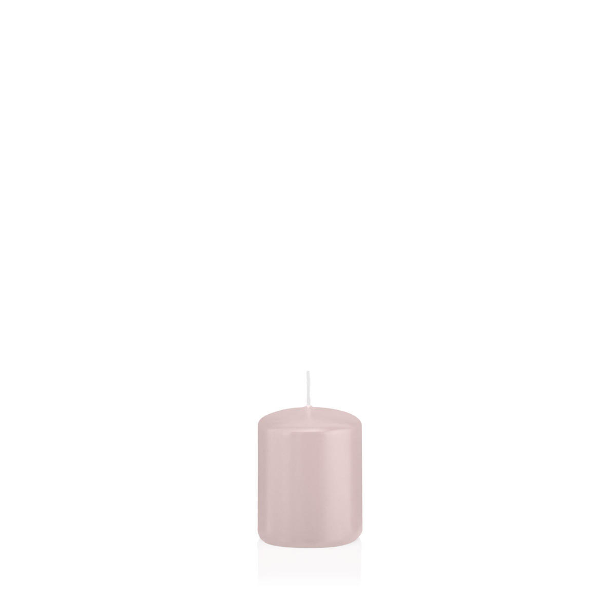 STUMPENKERZEN Rosé Ø 48 x 60 mm, 24 Stück - Rosa, Paraffin (5/6cm) - Wiedemann Kerzen