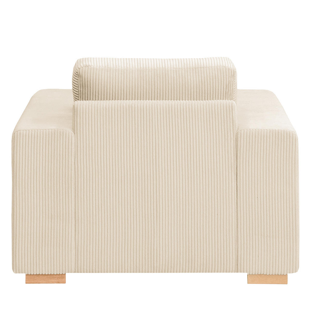 SESSEL - Buchefarben/Creme, Holz/Buchenholz (104/85/104cm) - home24