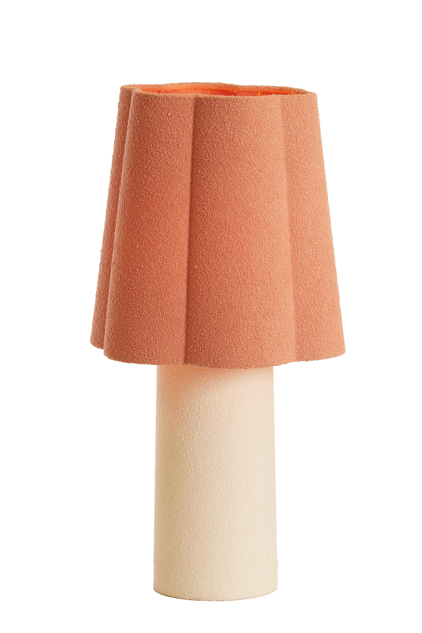 TISCHLAMPE Musaby Rosa Ø25/50 cm - Pink, Textil (25/25/48.5cm) - Light & Living