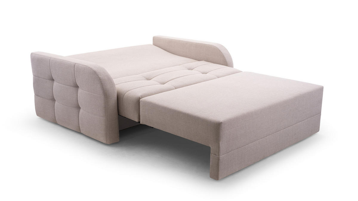 SCHLAFSOFA Porto 120 - Cappuccino (BRAGI 34) - Cappuccino, Holz (141/90/100cm) - Möblo