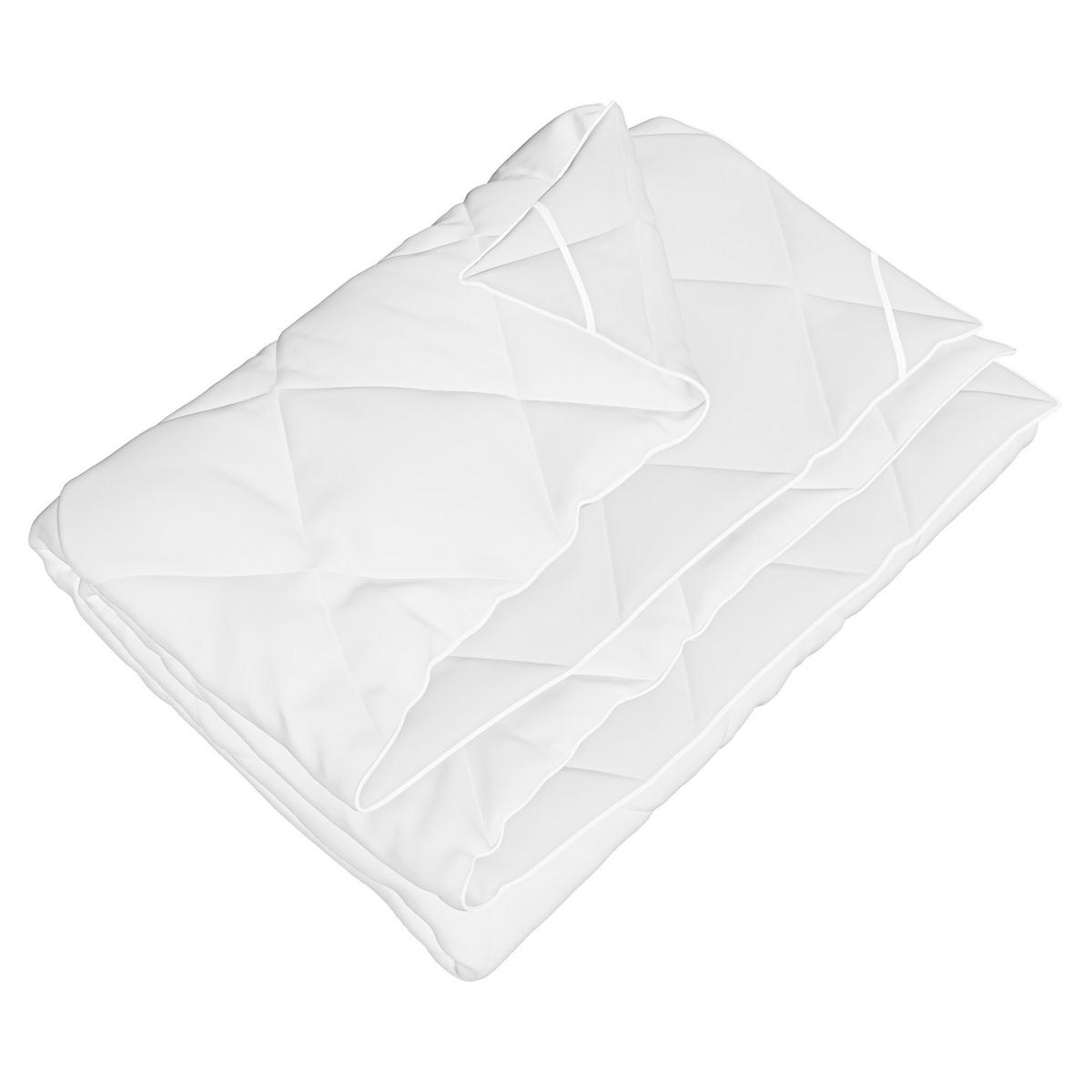 MATRATZENAUFLAGE für ruhigen Schlaf auf harter Matratze 180 x 200 cm - Weiß, Textil (180/200cm) - Schlaftroll
