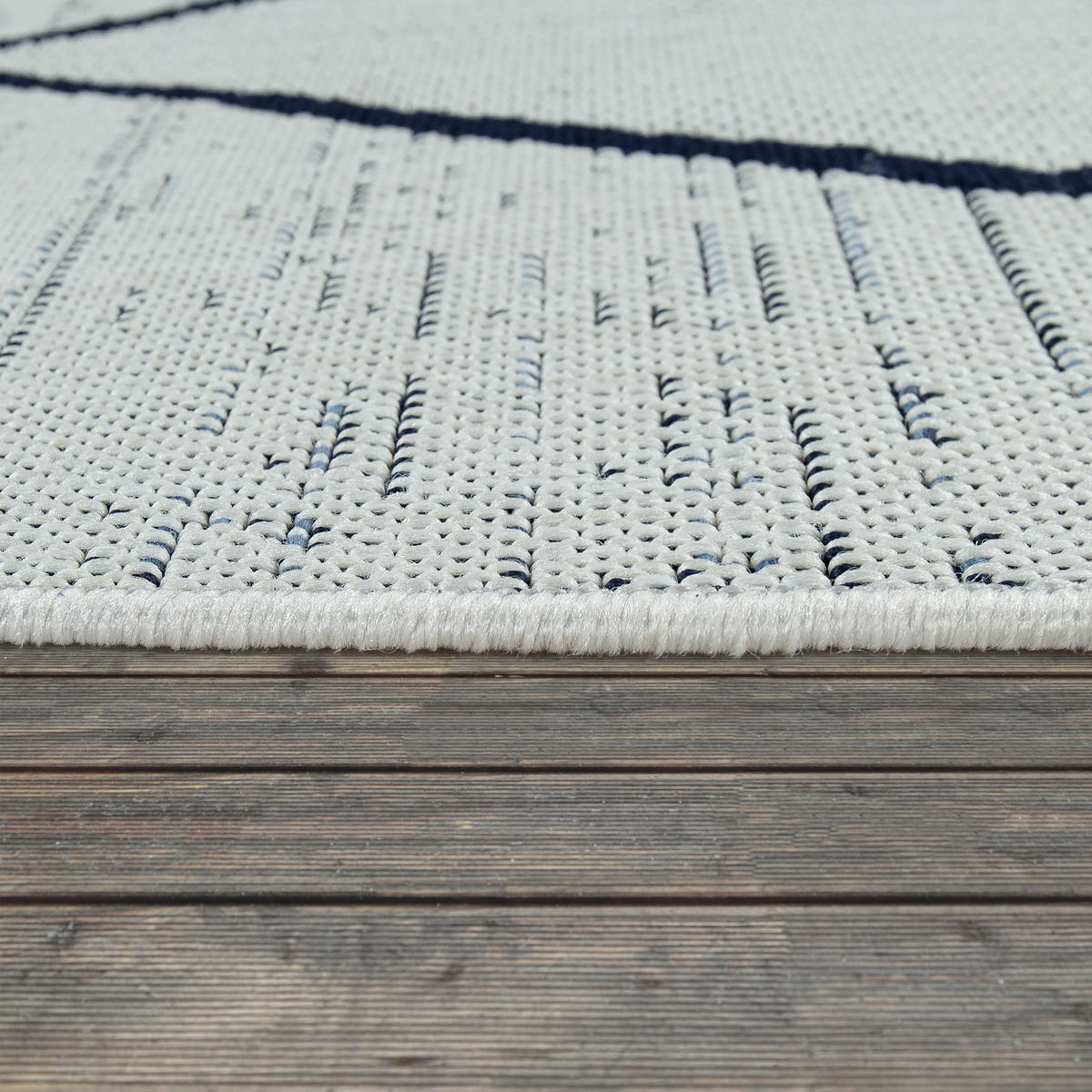 OUTDOORTEPPICH 200/290 cm Kortrijk 744 - Weiß, Textil (200/290cm) - Paco Home