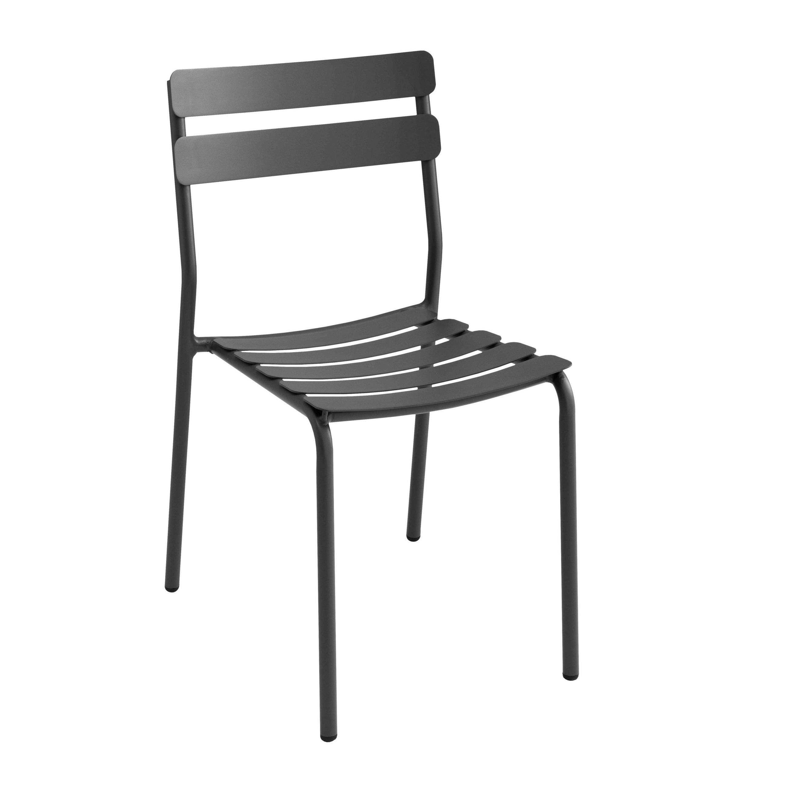 Oviala Gartenstuhl, Schwarz 47x84x46 cm