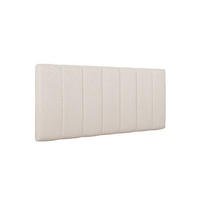 KOPFTEIL DOPPELTES Rene Beige 170 cm x 70 cm - Beige, Textil (170/7cm) - Klast Home