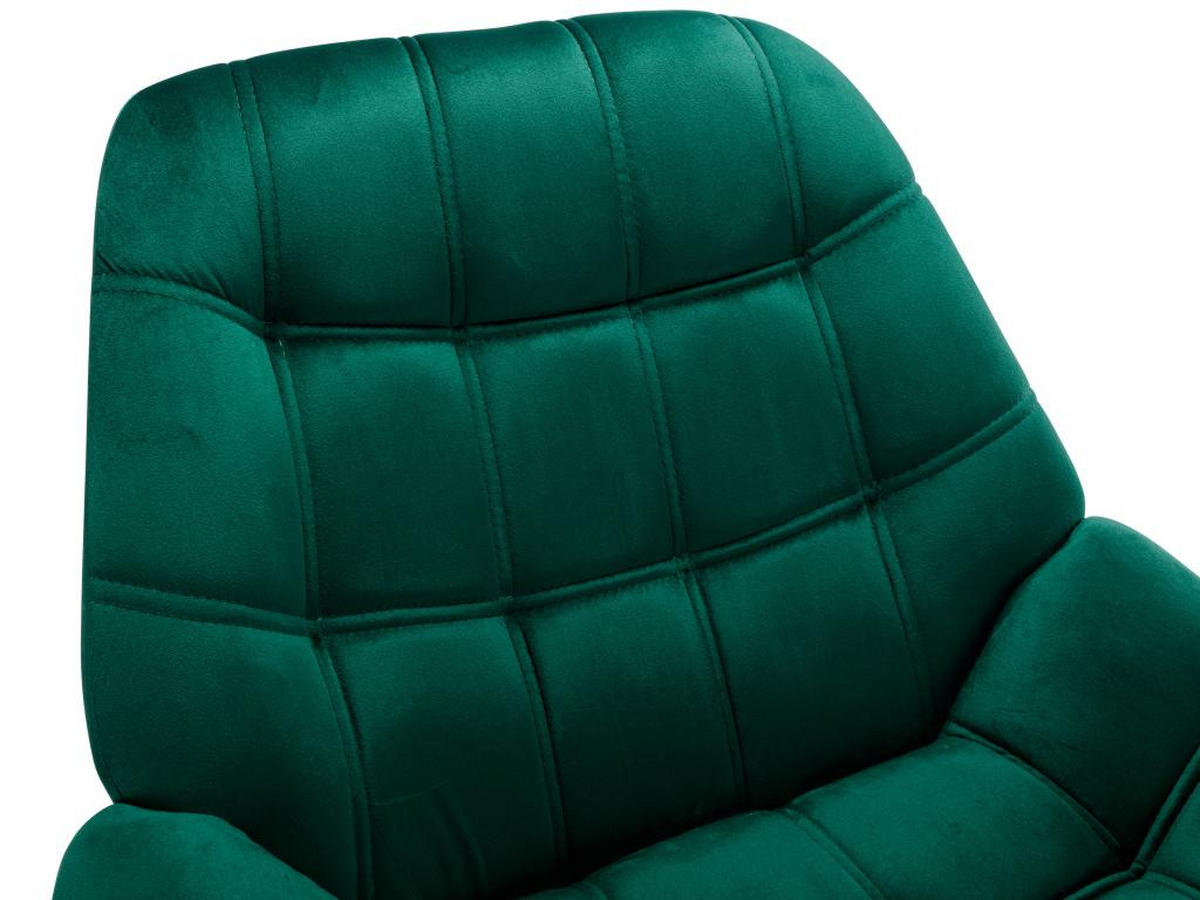 SESSEL - Samt - Grün - LUOSTO - Grün, Textil (79/83/87cm) - Vente-Unique