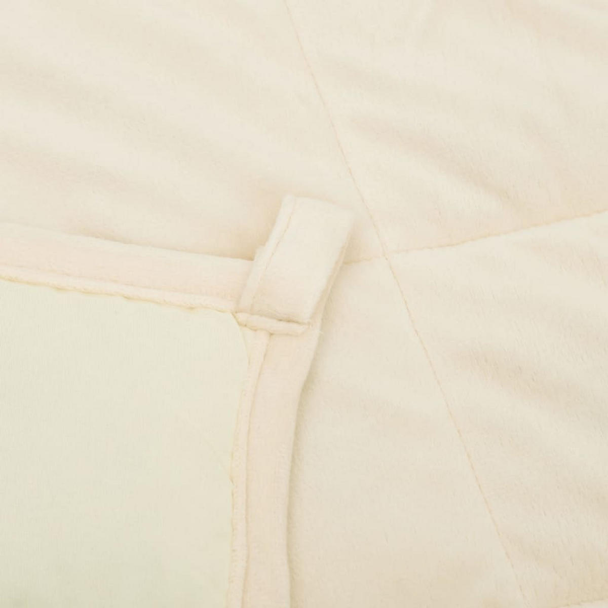 GEWICHTSDECKE Hellcreme 200/220 Cm 9 Kg Stoff - Creme, Textil (200/220cm) - vidaXL