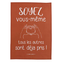 GESCHIRRTUCH Vous-même rot 50 x 70 cm - Rot, Textil (50/70cm) - Winkler