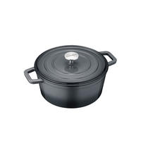 BRÄTER b.iron Bräter, Gusseisen, Schwarz / Grau, 24 cm - Schwarz, Metall (29.1/27.5/14cm) - Berndes