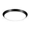 LED-DECKENLEUCHTE Frisbee 30 cm - Schwarz, Kunststoff (30/30/4cm) - Nettlife