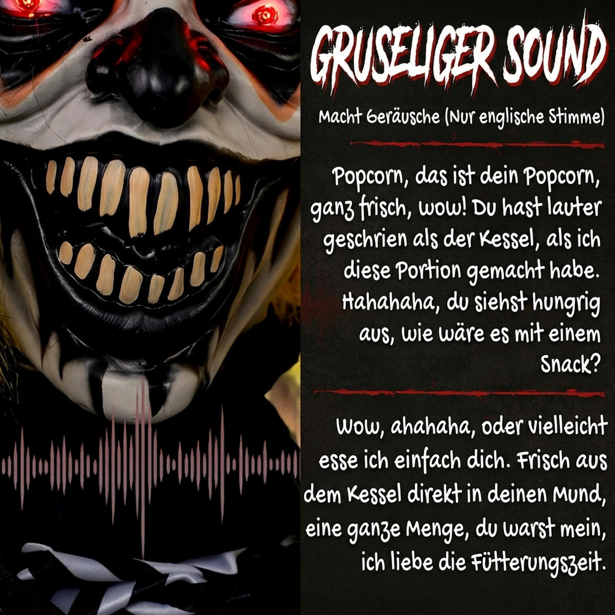 ANIMIERTE-HALLOWEEN-DEKORATION Metall Polyester Schwarz - Schwarz, Kunststoff (35/180/50cm) - HOMCOM
