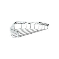 ECK-SEIFENABLAGE zur Wandmontage, Edelstahl hochglanzpoliert - Chromfarben, Metall (12/3.5/26.5cm) - Delabie