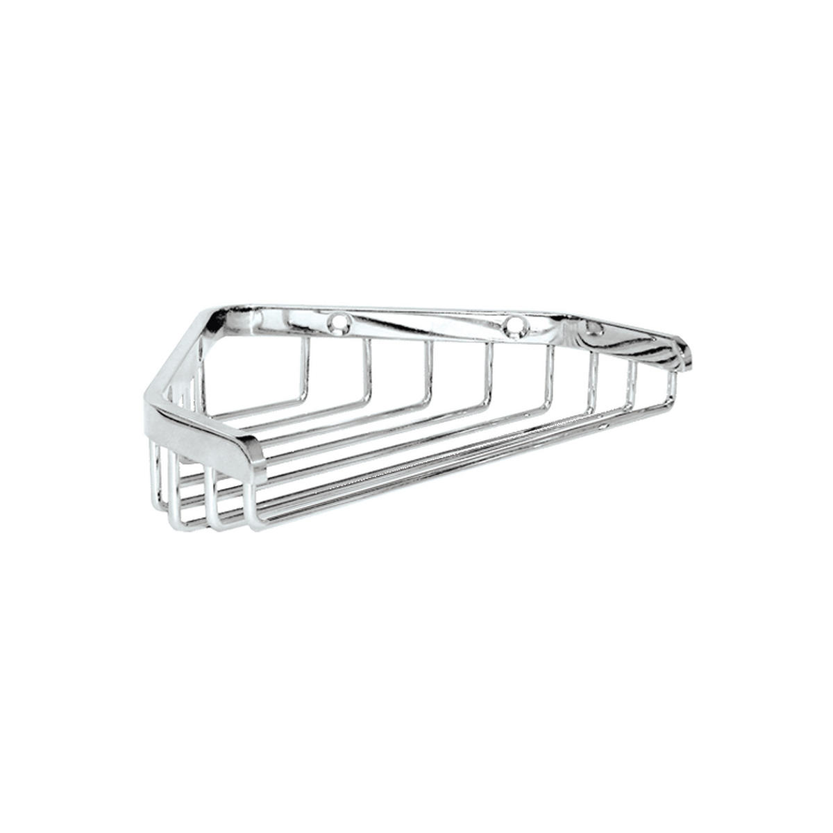 ECK-SEIFENABLAGE zur Wandmontage, Edelstahl hochglanzpoliert - Chromfarben, Metall (12/3.5/26.5cm) - Delabie