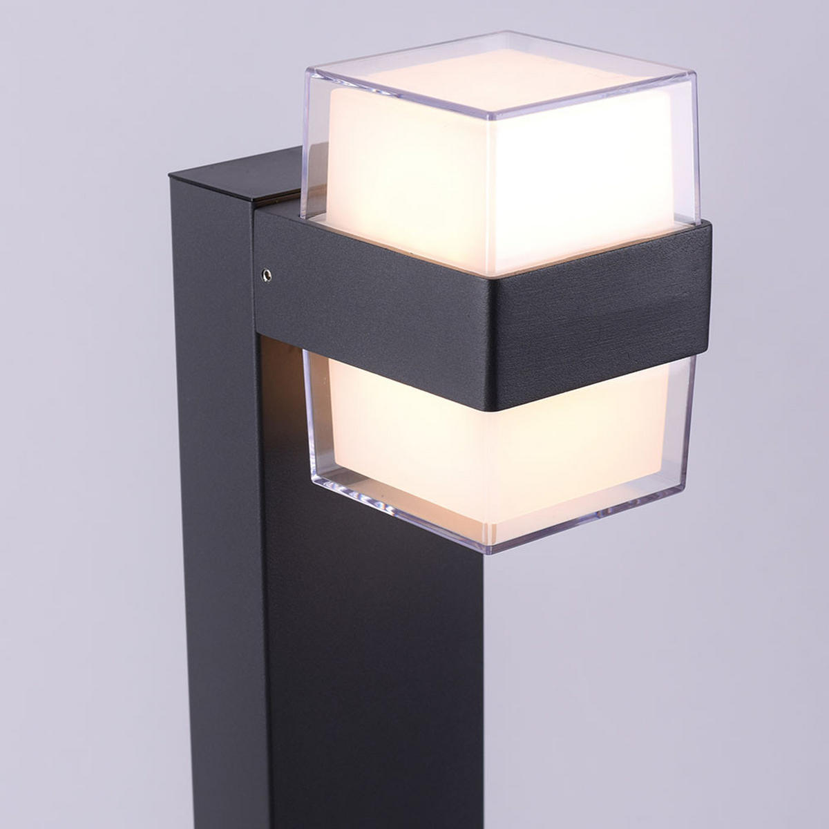 LED WEGELEUCHTE Kunststoff Anthrazit - Anthrazit, Kunststoff (15/9.5/75cm)