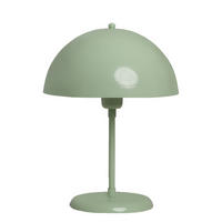 TISCHLEUCHTE Kleine Pilzlampen 26/35 - Mintgrün, Metall (26/35cm) - Bamyum