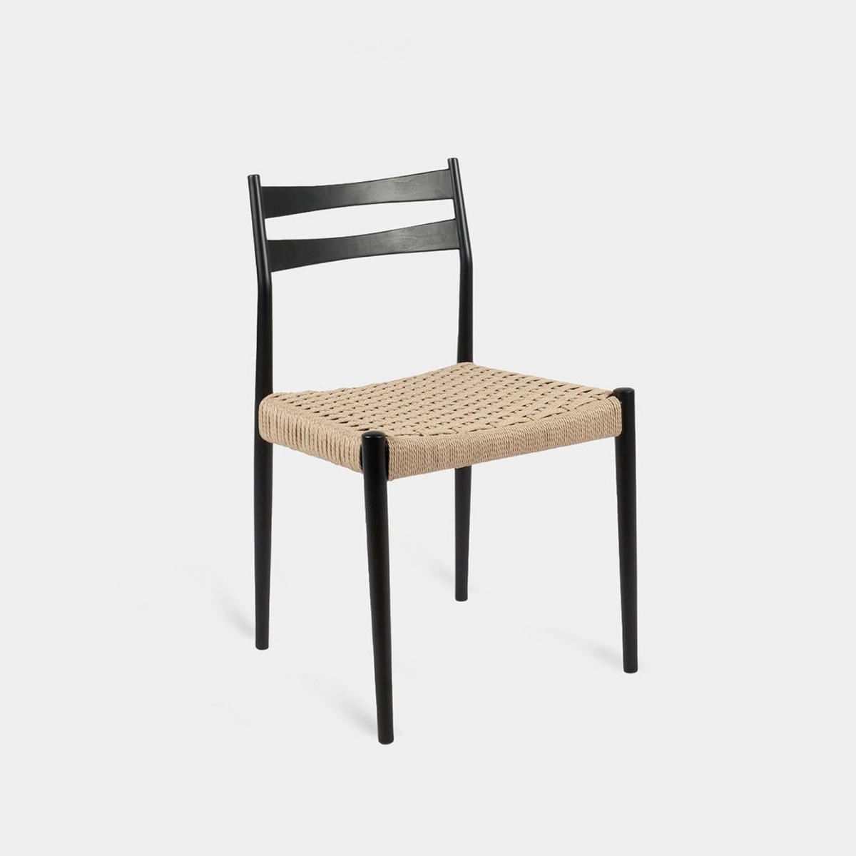 ESSZIMMERSTUHL Vina Schwarz 51 cm x 81 cm - Schwarz, Holz (51/81/50cm)