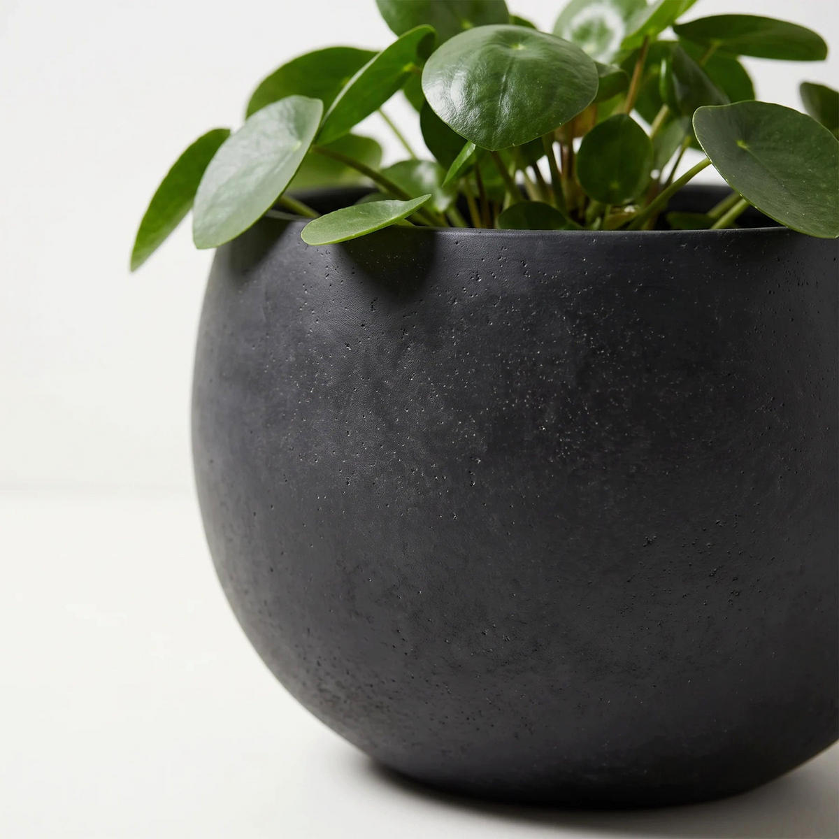 PFLANZTOPF Sandro schwarz | 28X23 - Schwarz, Kunststoff (23cm) - aplanta
