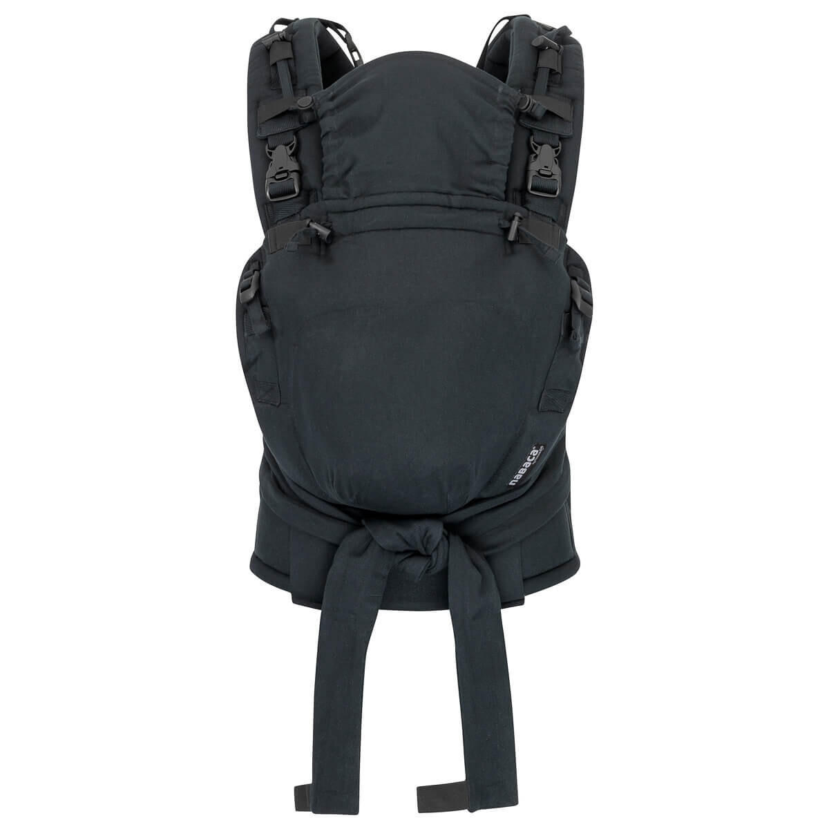 BABYTRAGE Nabaca Basic-Set - Schwarz, Textil (26.5/7.2/38.5cm) - Hoppediz