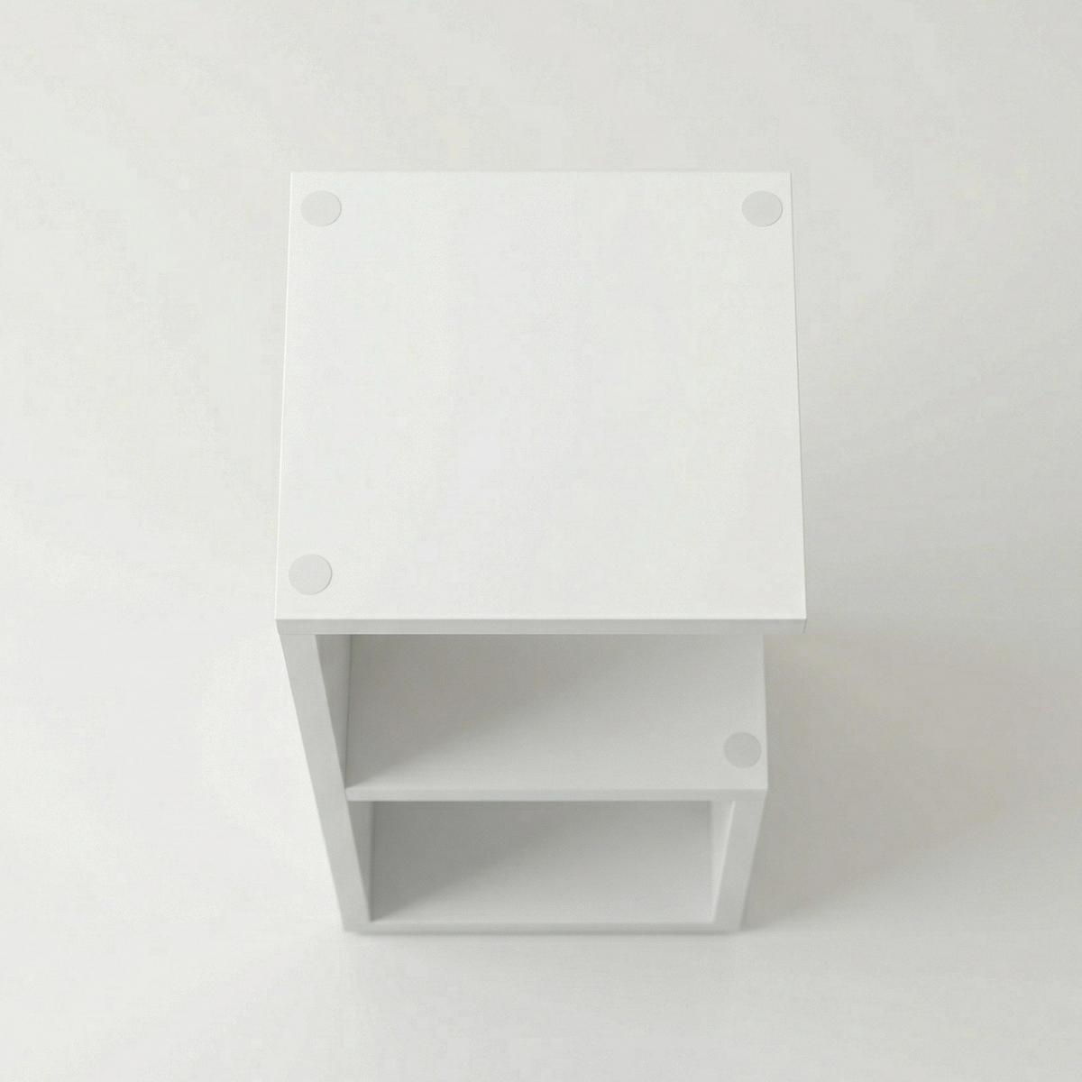 BEISTELLTISCH Koda 21/21/49 cm - Weiß, Holzwerkstoff (21/49/21cm) - EDAXO