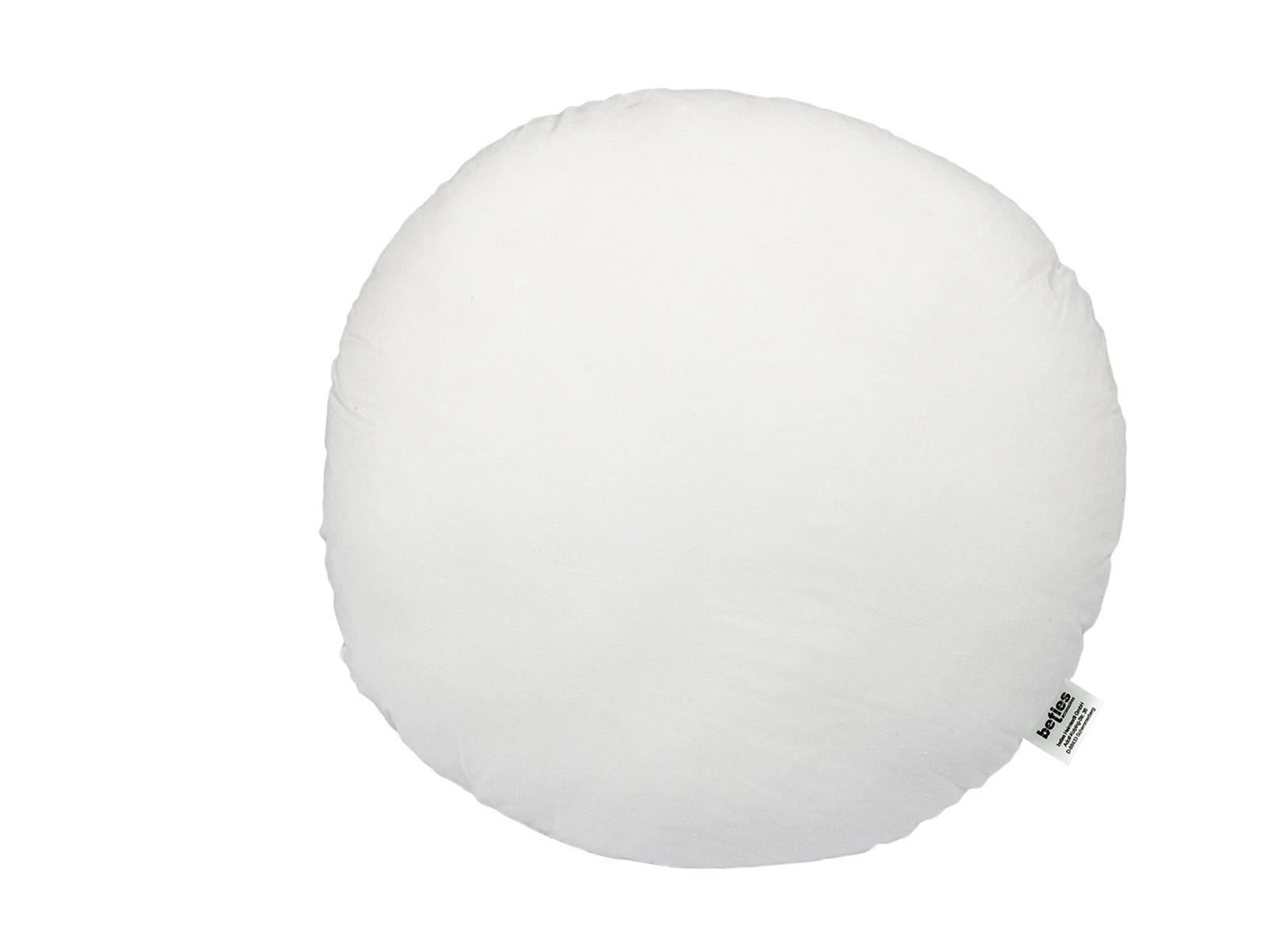 KISSENFÜLLUNG Rund PublikFree Faserbällchen 60 cm Ø - Weiß, Naturmaterialien/Kunststoff (60/60cm) - beties Heimtextil