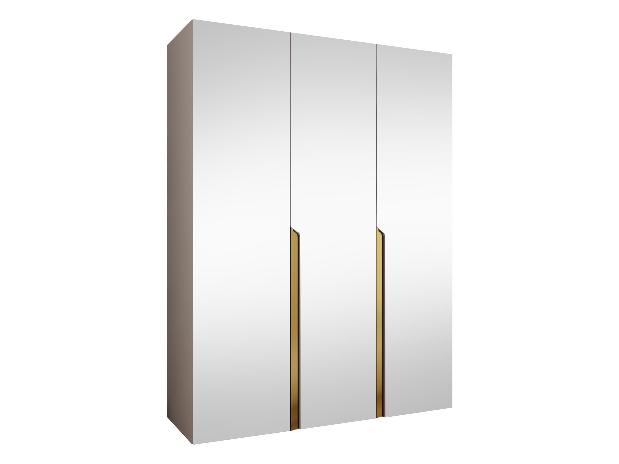 Mirjan24 Drehtürenschrank Kaschmir, Gold 150x202x52 cm
