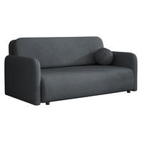 SCHLAFSOFA Viva Sun IV - Dunkelgrau/Schwarz, Holz/Textil (170/85/103cm) - MIRJAN24