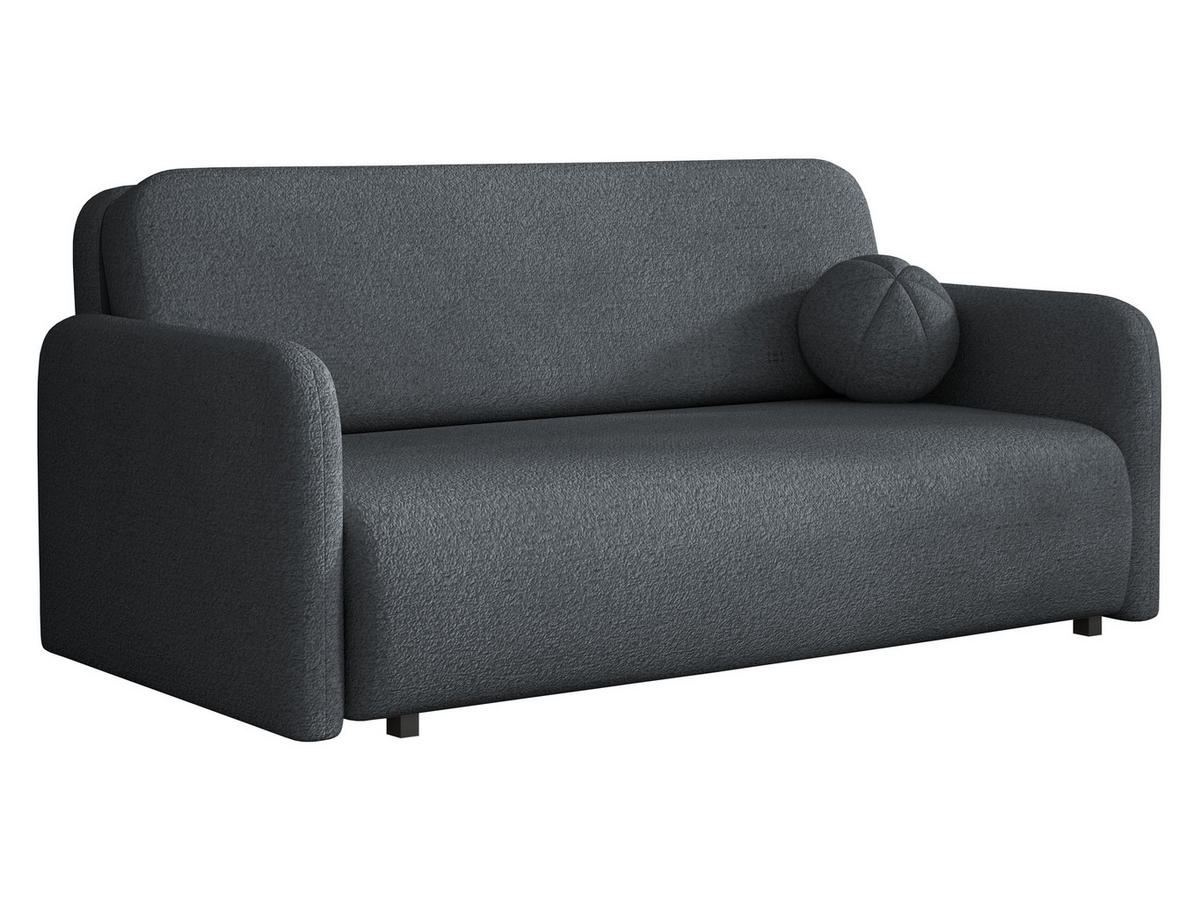 SCHLAFSOFA Viva Sun IV - Dunkelgrau/Schwarz, Holz/Textil (170/85/103cm) - MIRJAN24