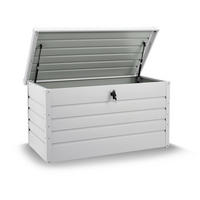 AUFBEWAHRUNGSBOX Limani weiß - Weiß, Metall (120/63/53cm) - Juskys