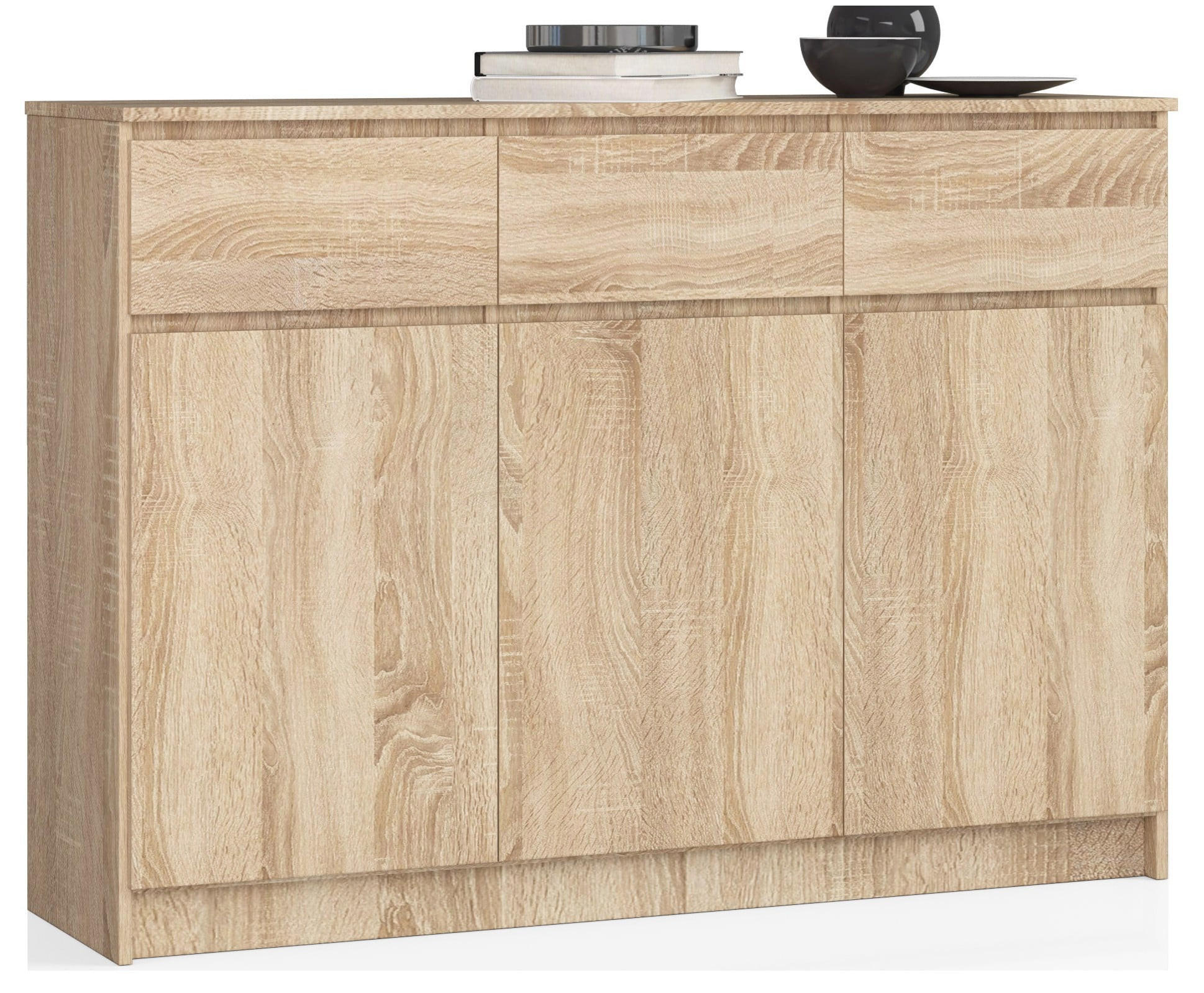 KOMMODE Eiche Sonoma 99/138/40 - Sonoma Eiche, Holzwerkstoff (138/99/40cm) - RAUMHIRSCH FURNITURE