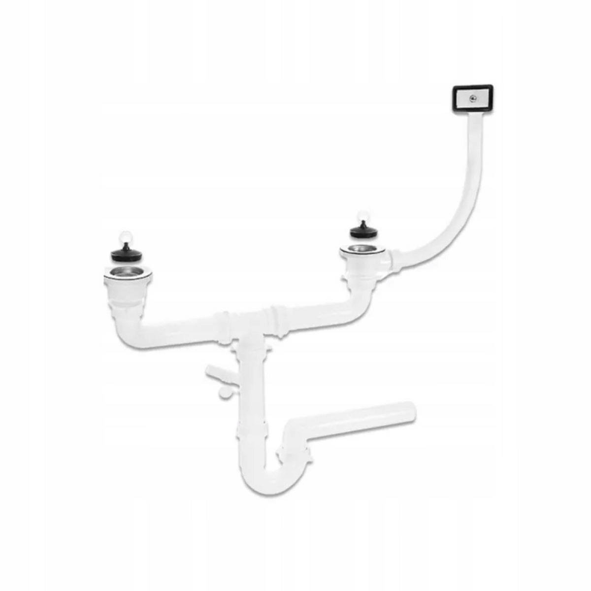 SPÜLUNTERSCHRANK 80cm mit Spüle Eichenfarbe - Eichefarben, Holzwerkstoff (80/82/50cm) - Stamar