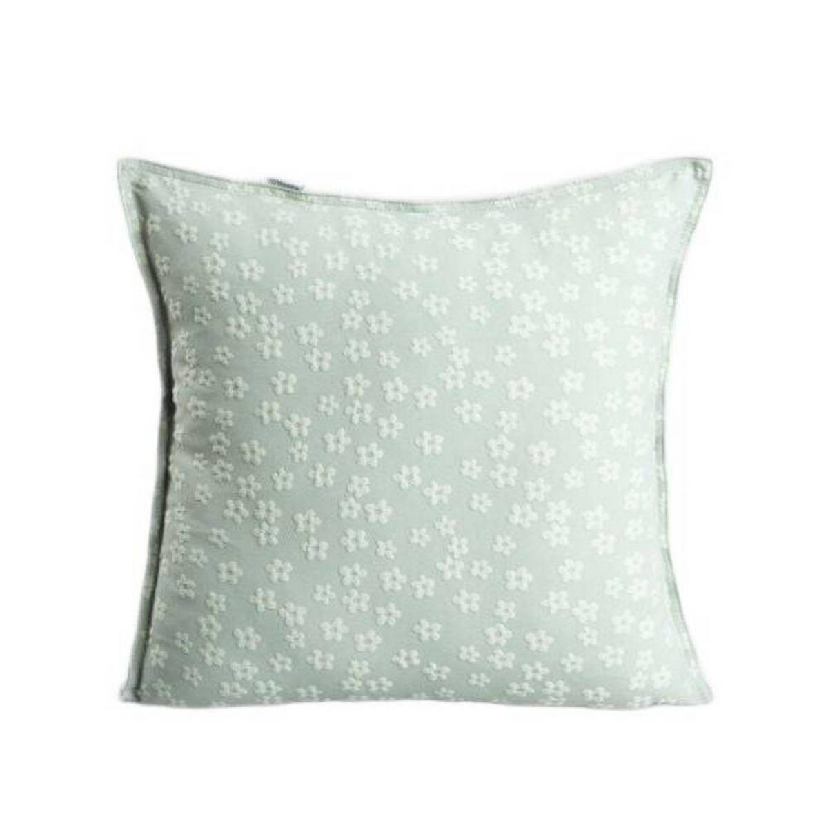 KOPFKISSENBEZUG Blomster Pistazie 45/45 cm - Grün, Textil (45/45cm) - Homla