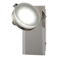 LED WANDLEUCHTE Metall Silber schwenkbar - Silberfarben, Metall (16.5/19/13.5cm)